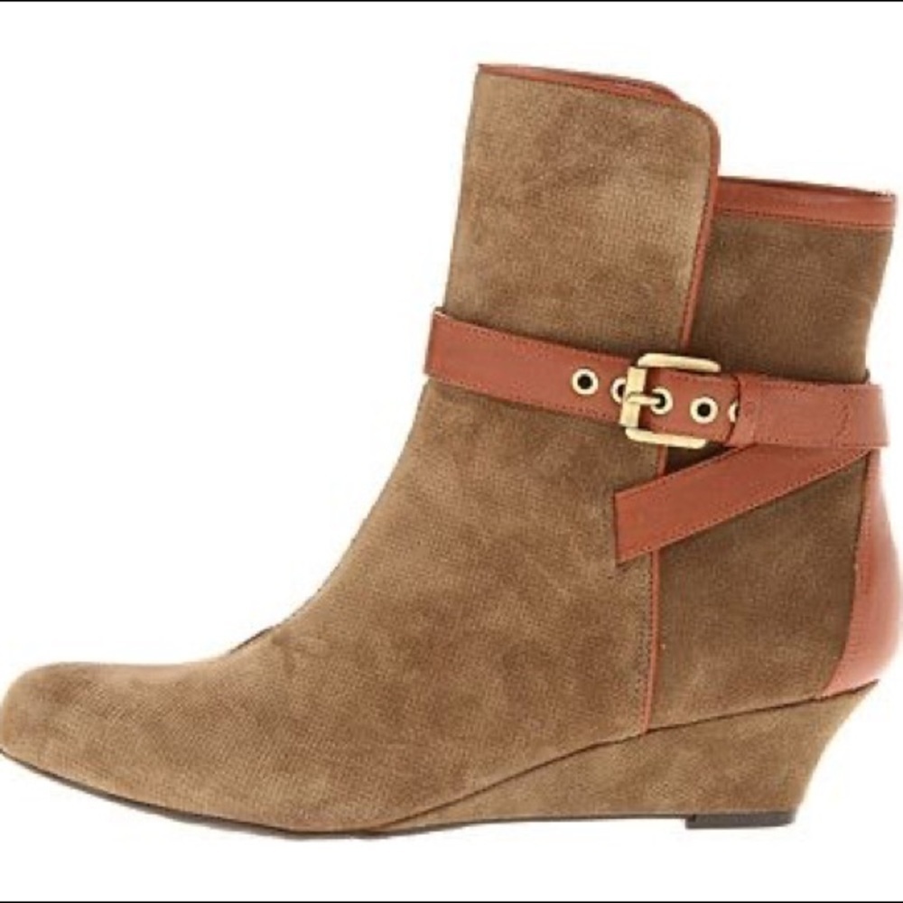 Rockport Alika Buckled Bootie in Dark Olive - Size 5.5
